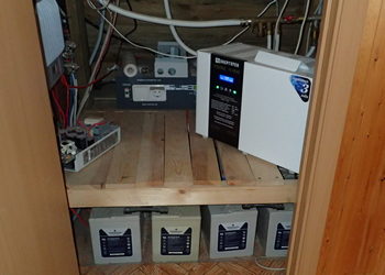 Установка стабилизатора Энерготех PRIME 9000 в бане