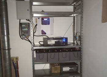 Монтаж ИБП + стабилизатор Энерготех OPTIMUM 7500